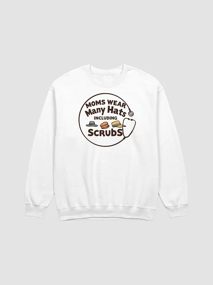 Moms Wear Many Hats Crewneck Sweatshirt product image (3)
