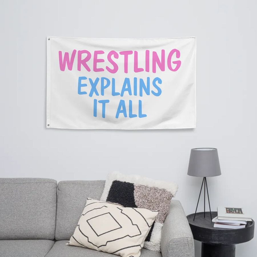 Wrestling Explains It All (Flag) product image (9)