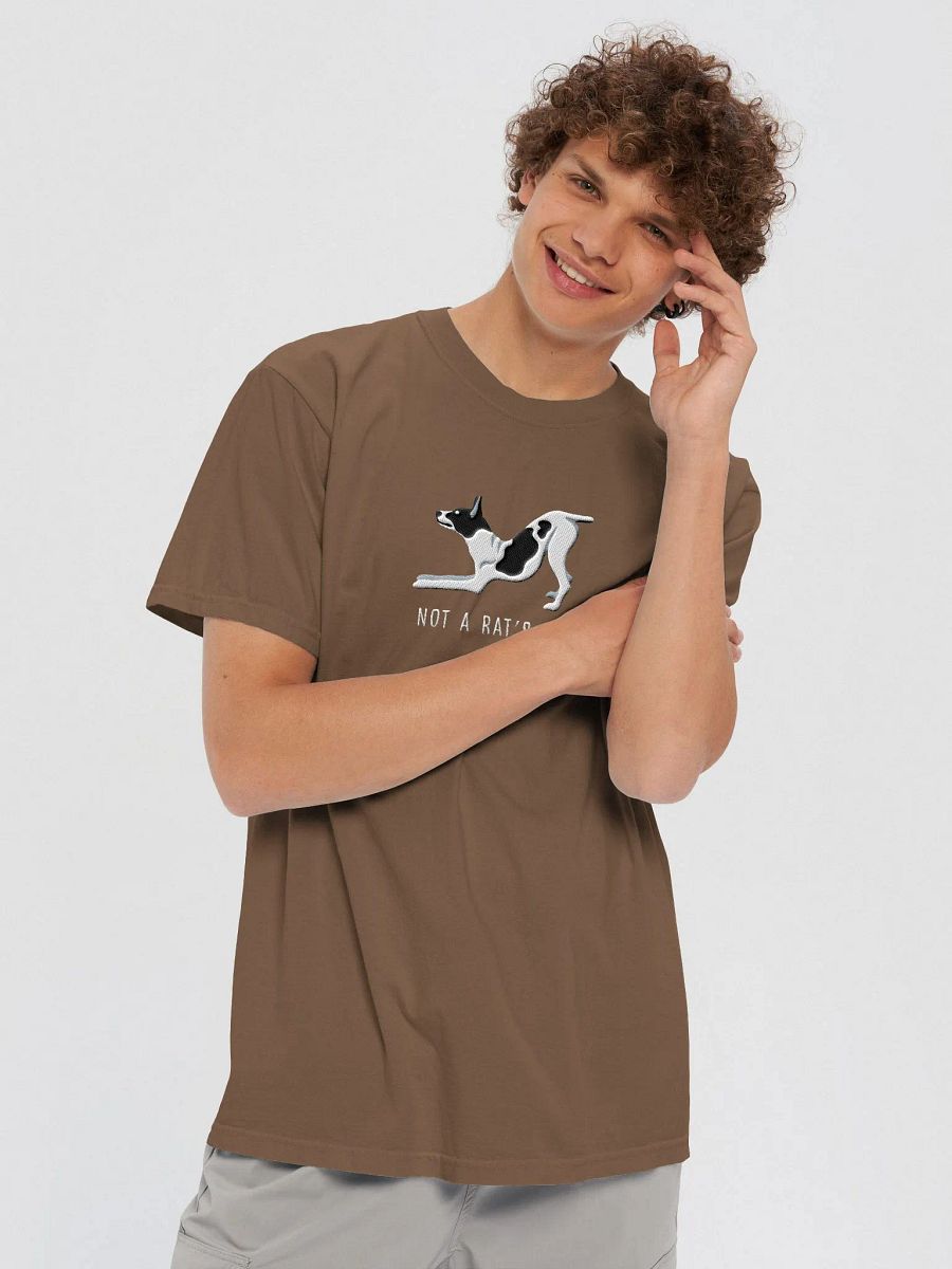 Not a Rat's Ass T-Shirt(Embroidered) of a Rat Terrier(Black & White) product image (8)