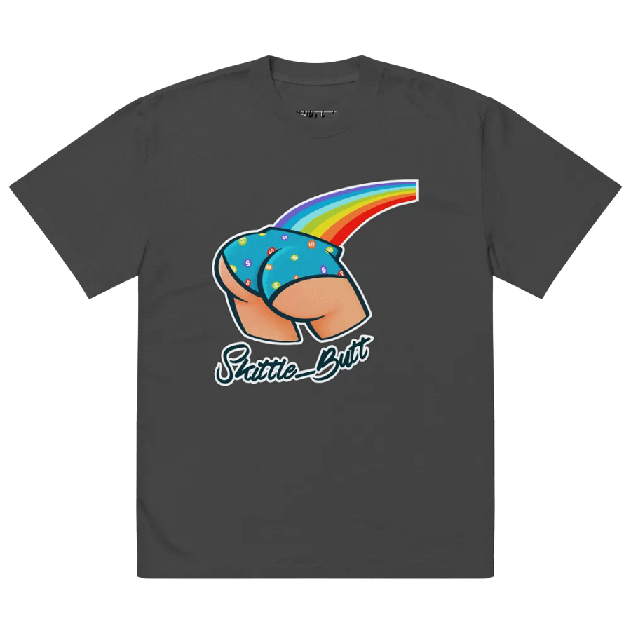 Rainbow Candy Dream Oversized T-Shirt product image (2)