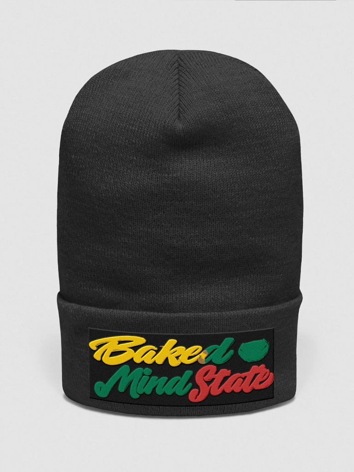 Baked Mind State Embroidered Beanie product image (1)