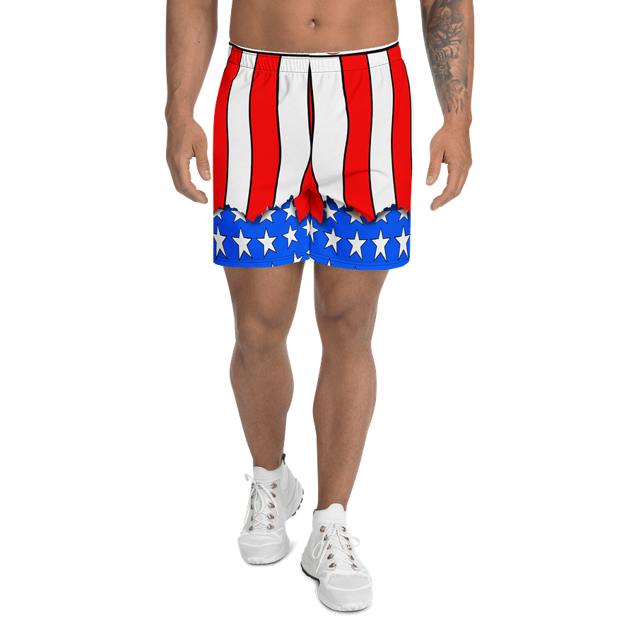 Ronin Patriot's Pride Men's Long Athletic Shorts product image (1)