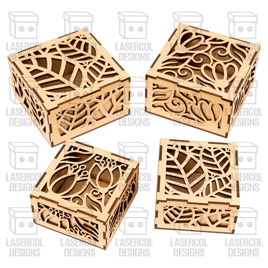 10 Boxes Set 1 (2 Sizes) - Laser Cut Files product image (4)