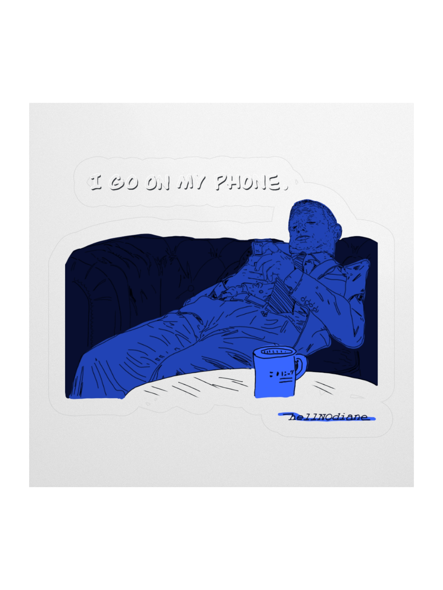 on my phone (cool) (sticky) product image (1)