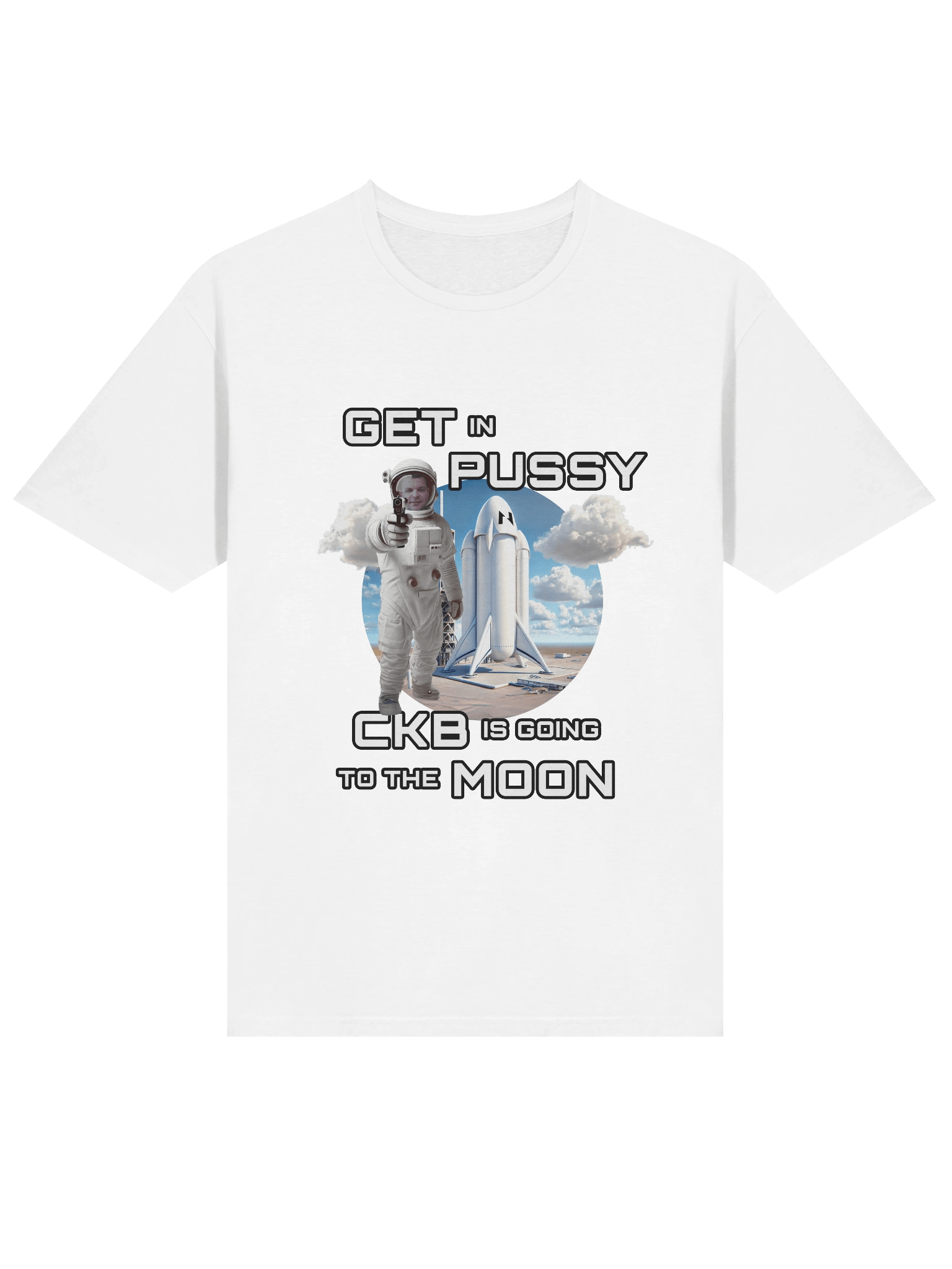 CKB is Going to the Moon T-Shirt White product image (4)