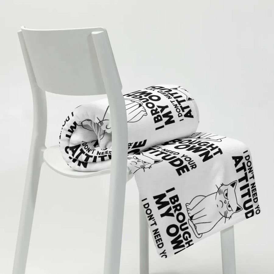 I Don't Need Your Attitude Blanket product image (8)