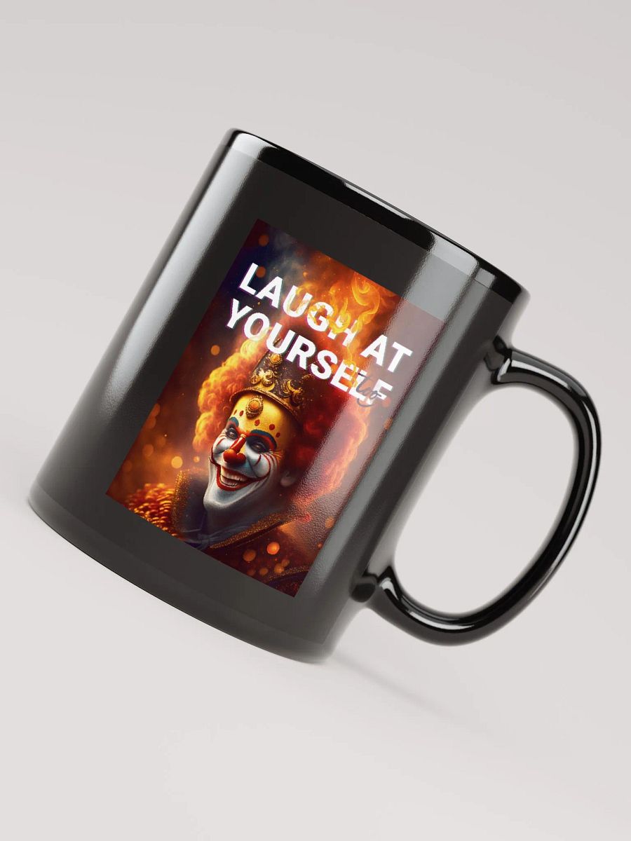 Laugh at yourself too - Clown in fire (front & back) product image (4)