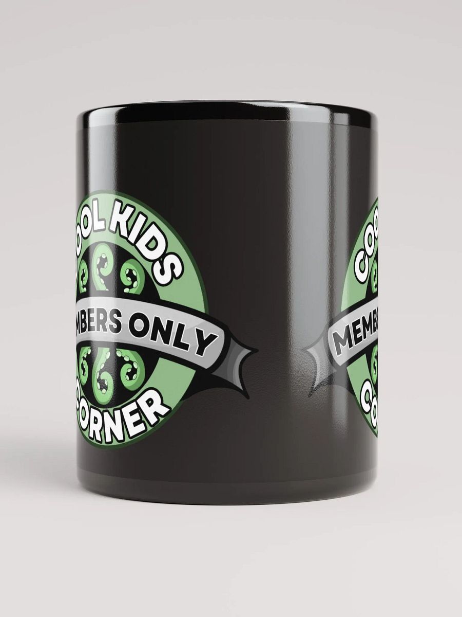 Cool Kids Corner Black Glossy Mug product image (5)
