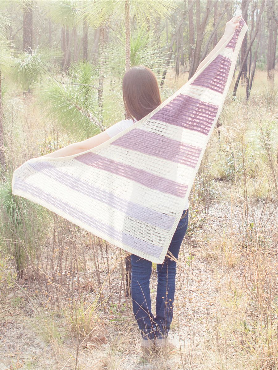 Kimberly Crochet Shawl Pattern Tutorial (One Size) product image (3)