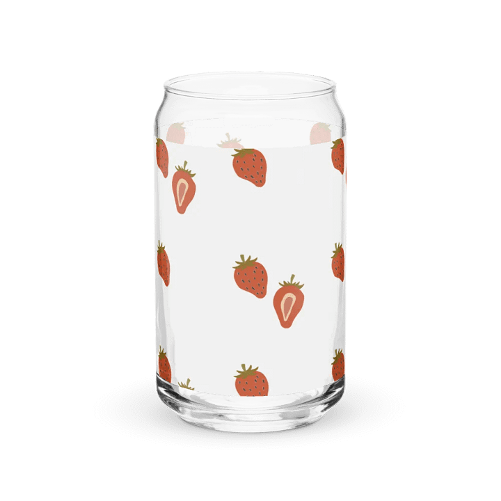 Strawberry Bliss Can-Shaped Glass product image (2)