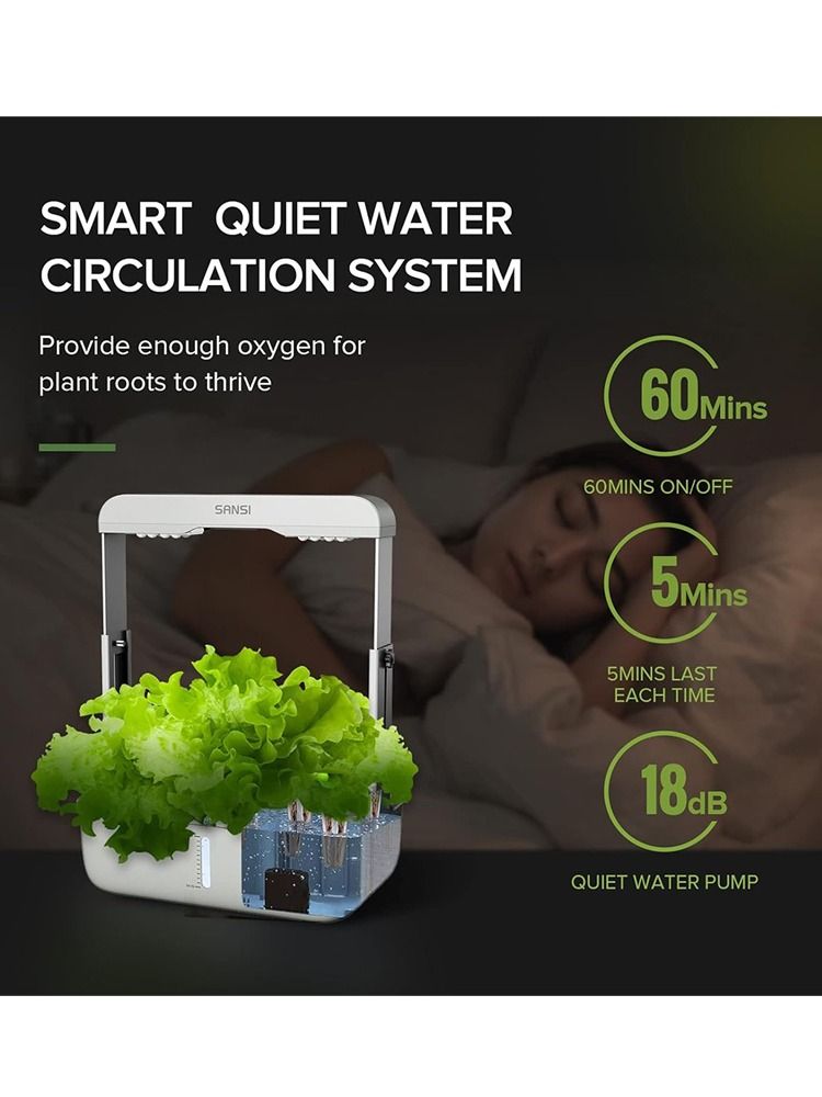 SANSI 20W Hydroponics Growing System | Indoor Garden with LED Grow Light product image (5)