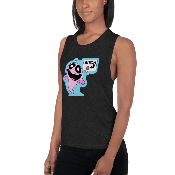 Blobarella Bitch Sign Women's Tank Top product image (6)