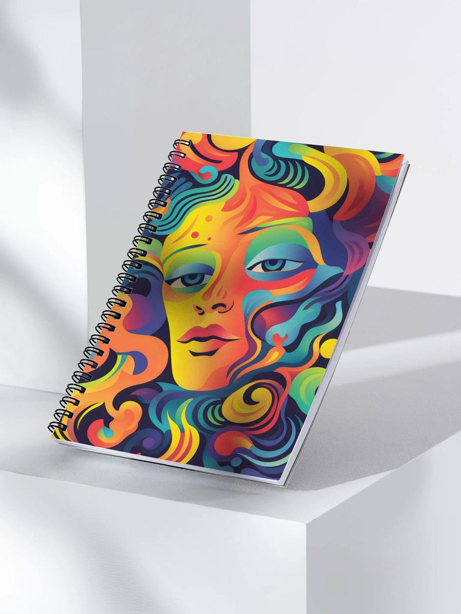 Serenity Swirls Spiral Notebook product image (3)