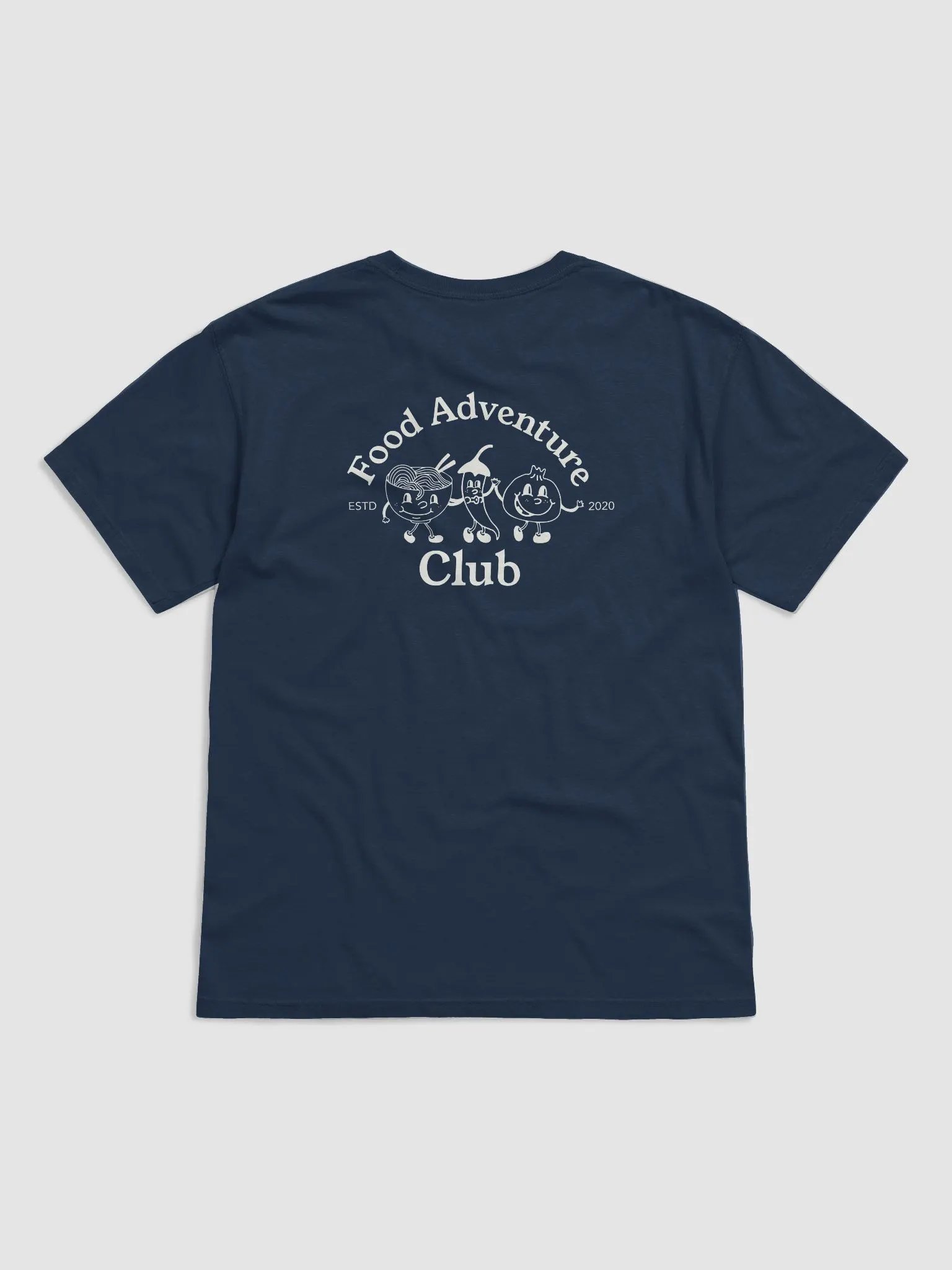 Food adventure Club T-Shirt NAVY product image (3)