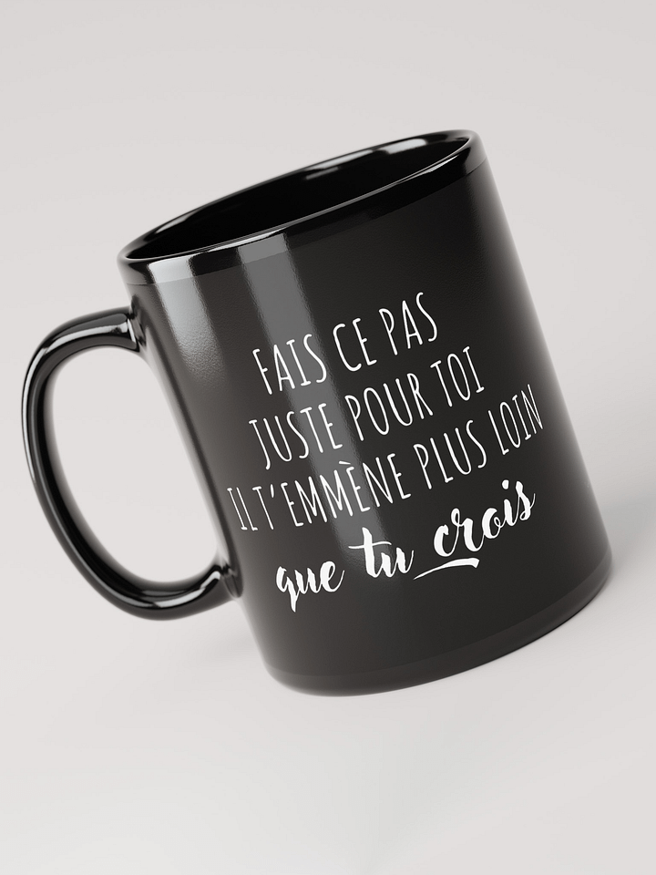 Mug Noir - Fais ce pas - Cadeau citation positive product image (2)