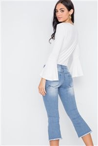 Baby blue capris product image (3)