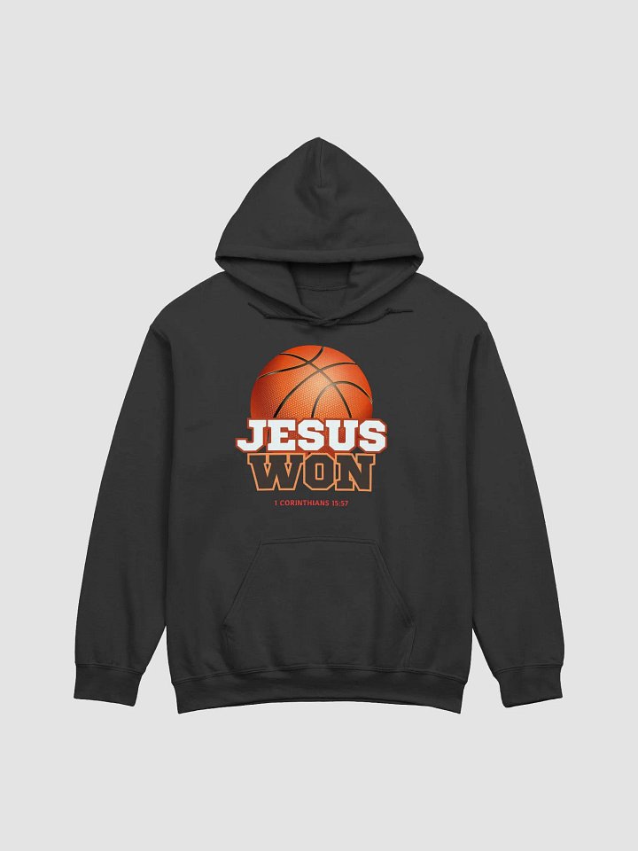 Jesus Won Hoodie, Christian Apparel, Jesus Basketball Shirt product image (1)