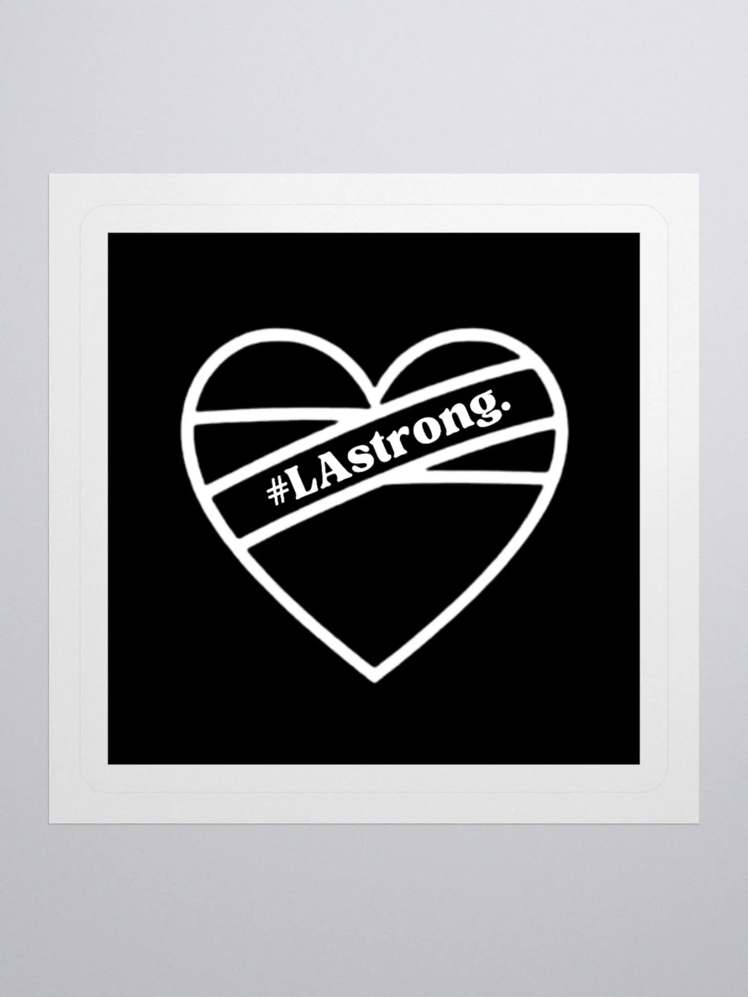 #LAstrong. Sticker product image (2)