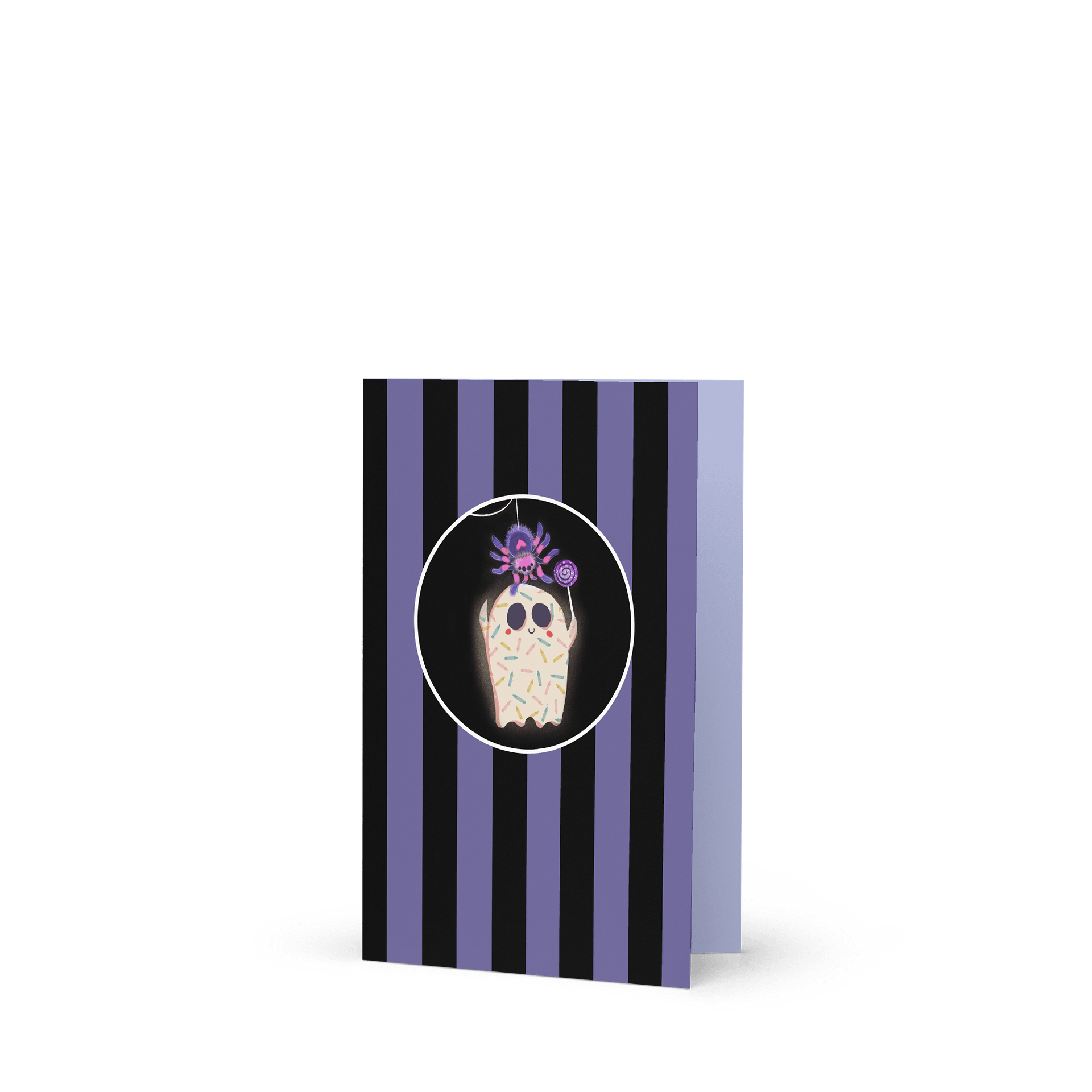 Little Ghost & Pet Spider - Greeting Card product image (6)