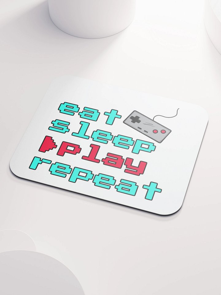 Mousepad | eat sleep play repeat product image (1)