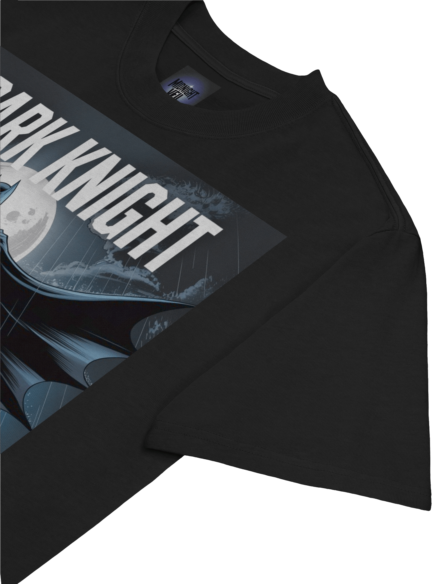 Storm Sentinel: Dark Knight Batman Oversized Faded T-Shirt product image (7)