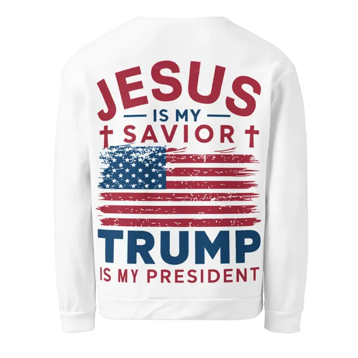 Savior & President All-Over Print Sweatshirt product image (2)