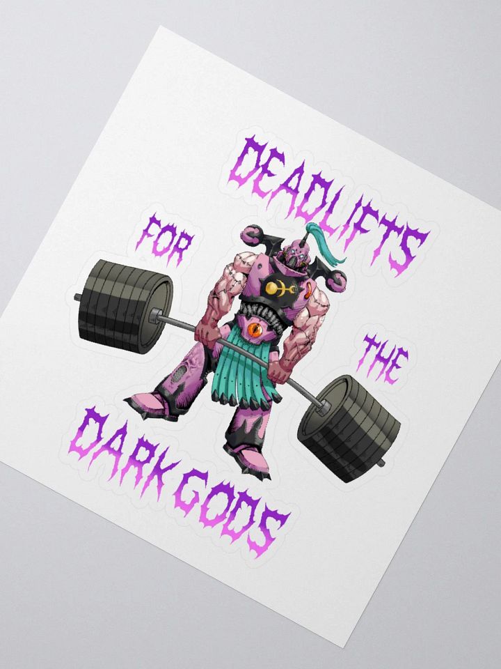 Deadlifts For The Dark Gods - Noise Marine Sticker product image (6)