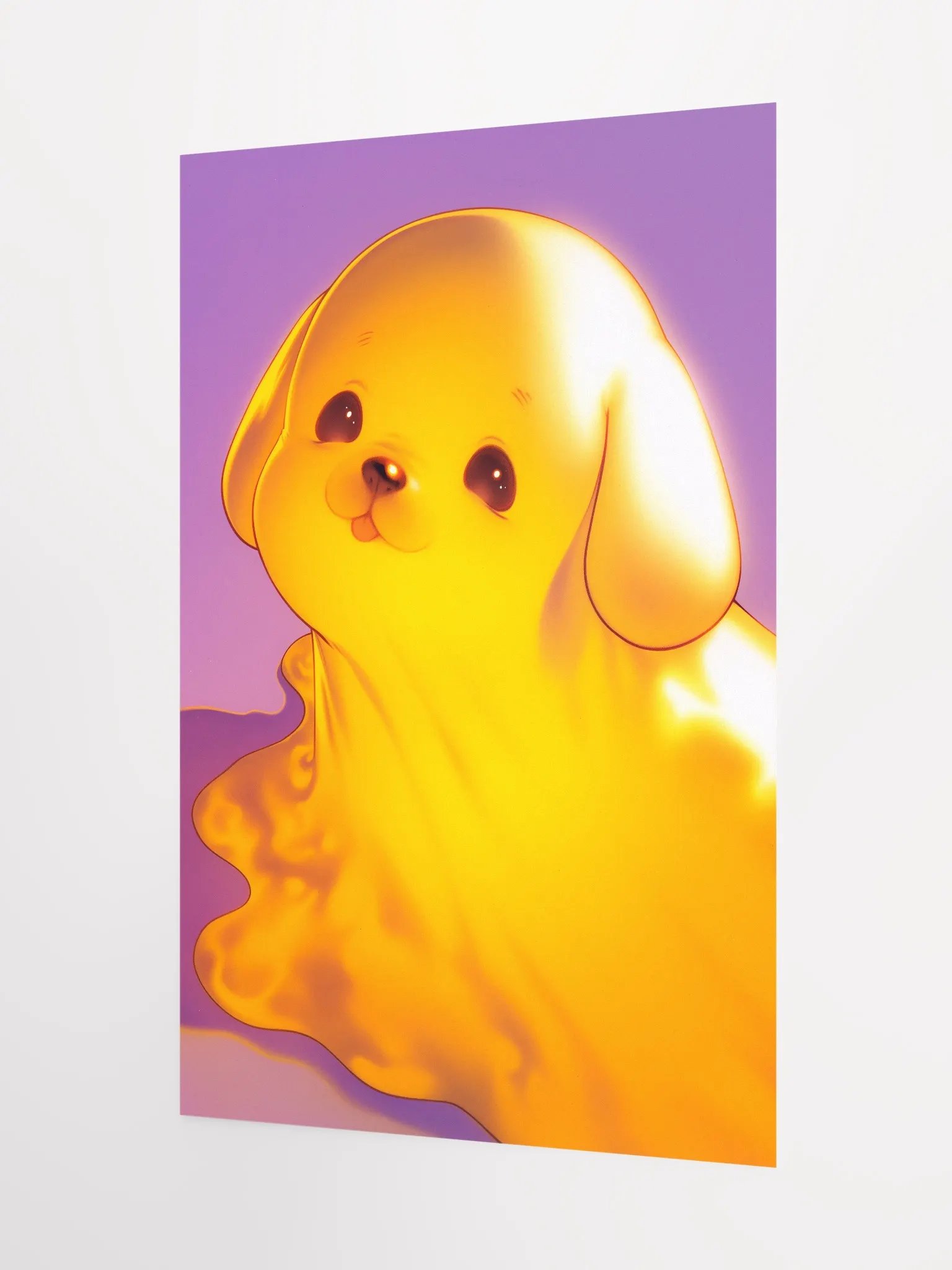 Yellow Ghost Dog Poster product image (3)