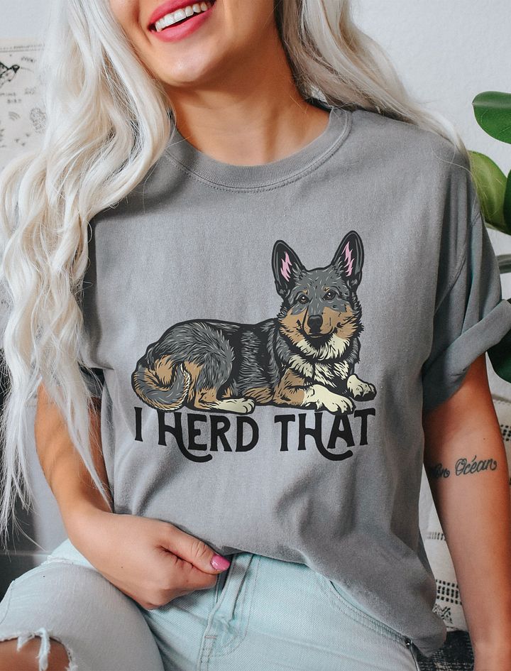 I Herd That T-Shirt Swedish Vallhund | Funny Shirt for Herding Dog Owners product image (11)
