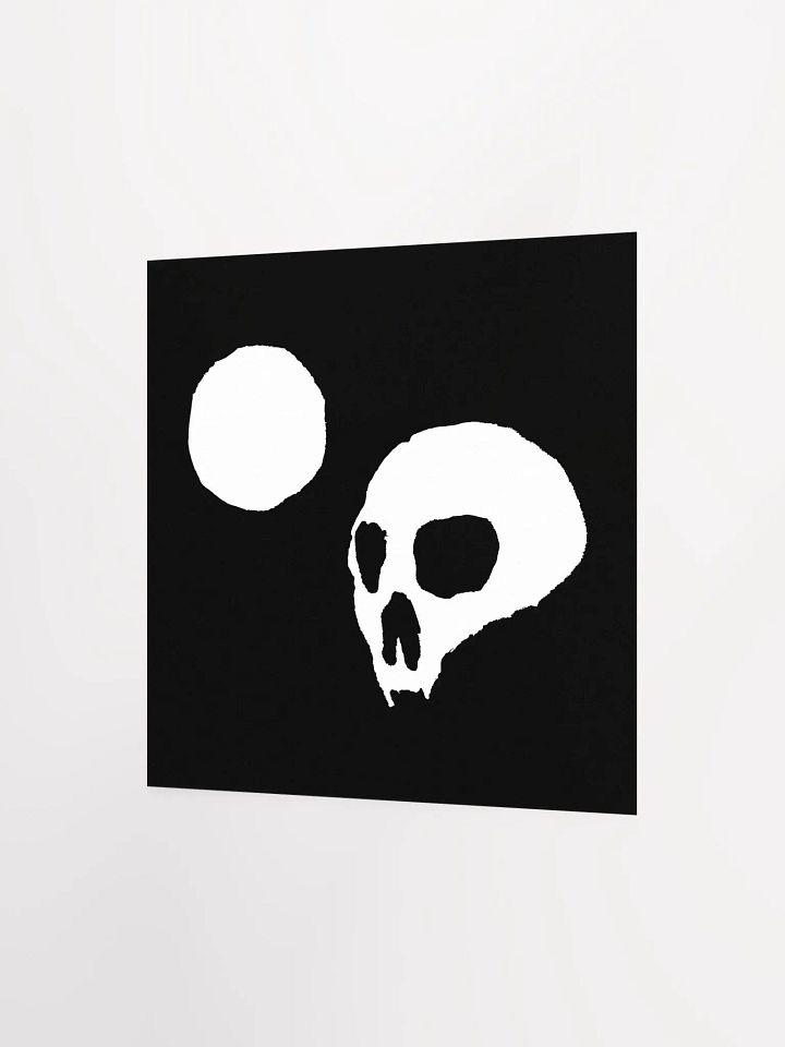 Vampyric Full Moon Skull Poster product image (8)