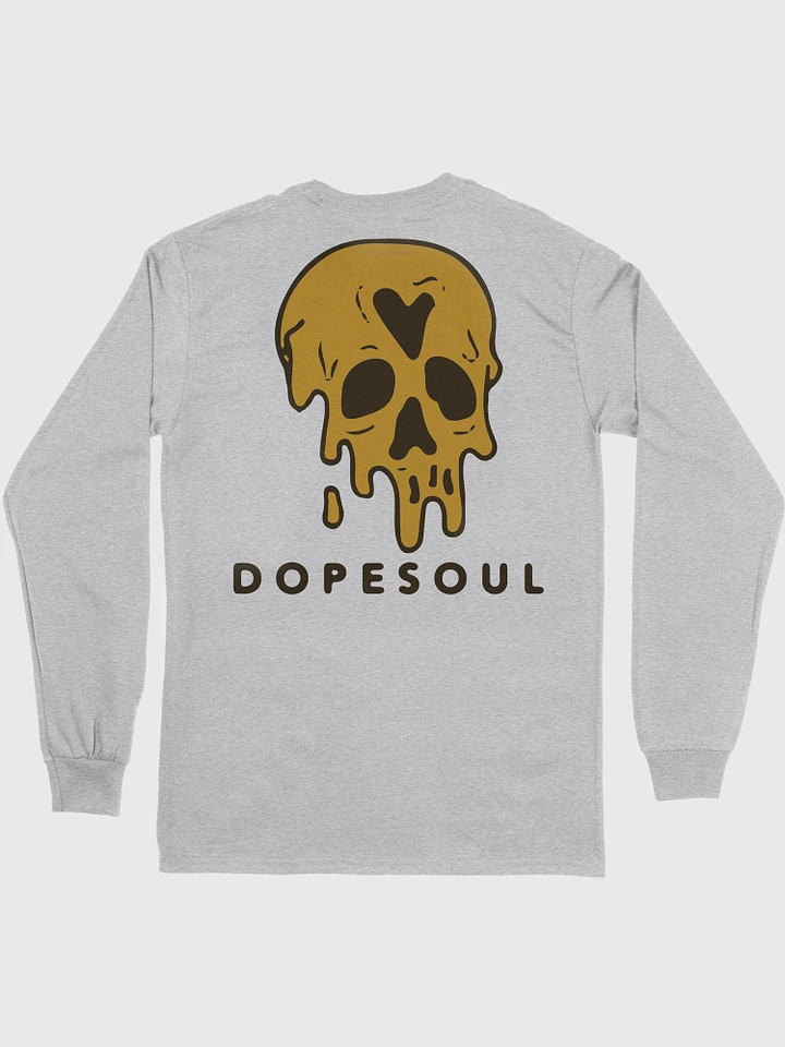 GRAY SKULL AND WORDMARK L/S product image (1)