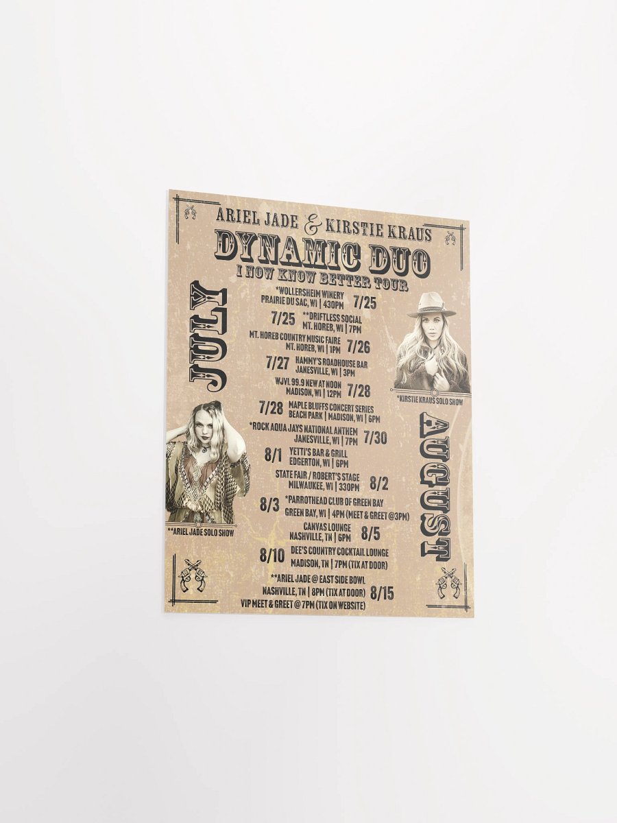 Dynamic Duo Tour Poster product image (9)