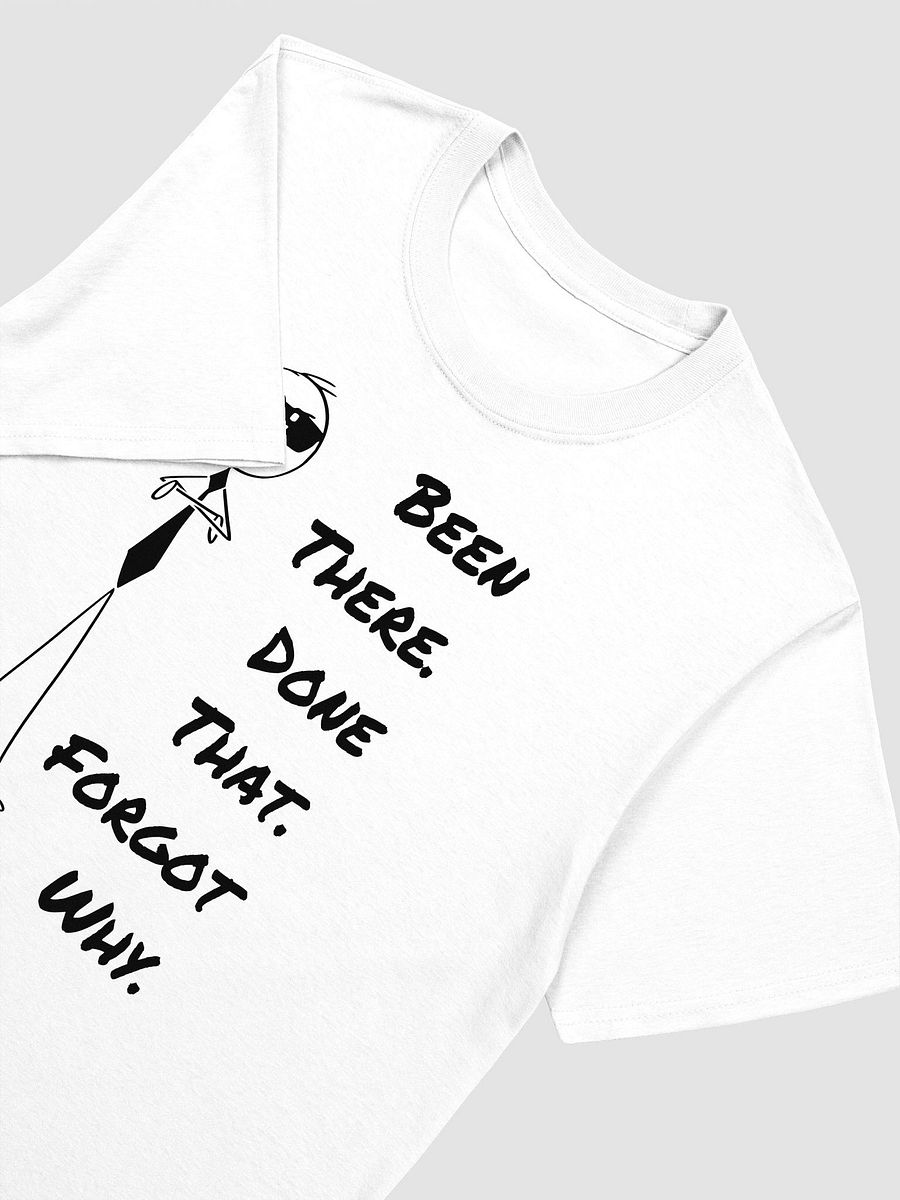 "Forgot Why" Stick Figure Midnight Comfort Unisex T-ShirtUltra-Soft Unisex Lounge Tee product image (3)