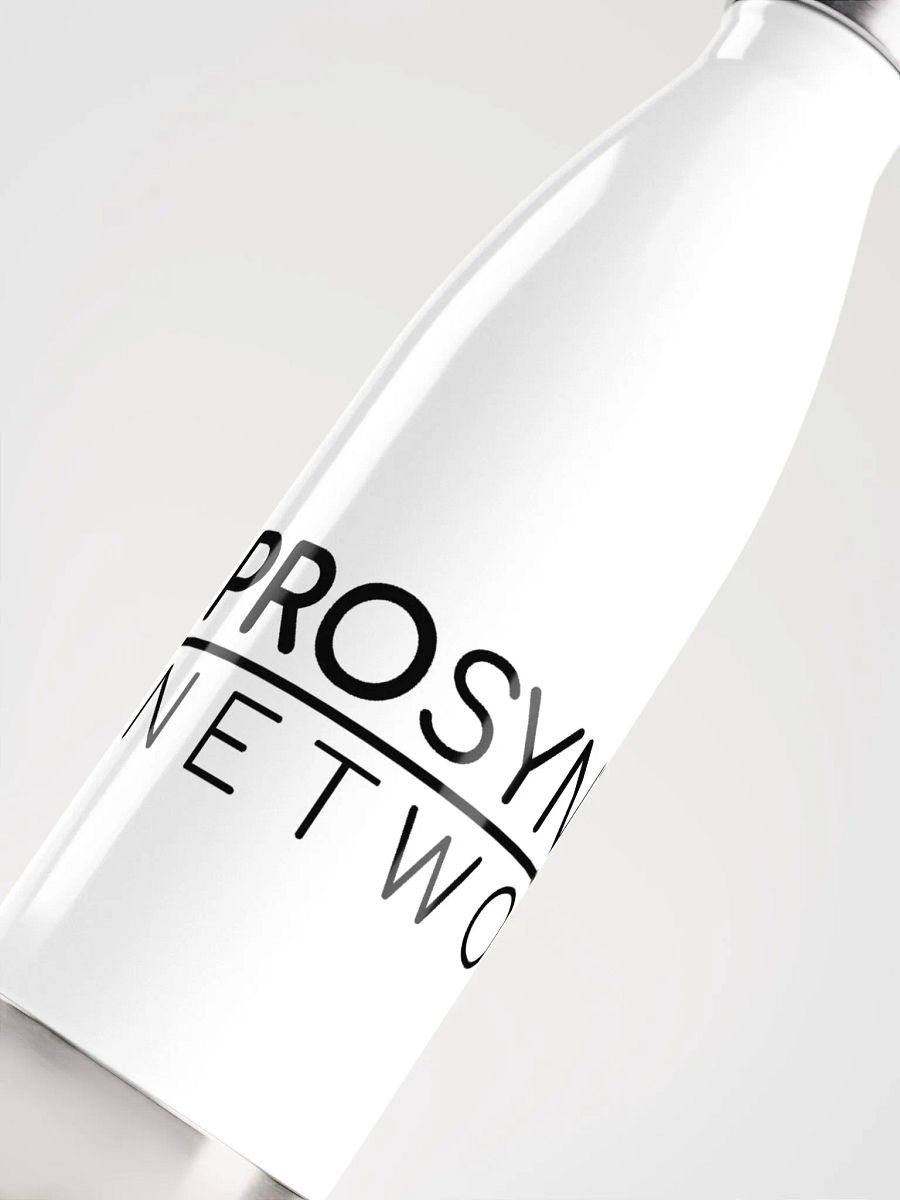 Pro SYnth Network Stainless Steel Water Bottle - White product image (5)