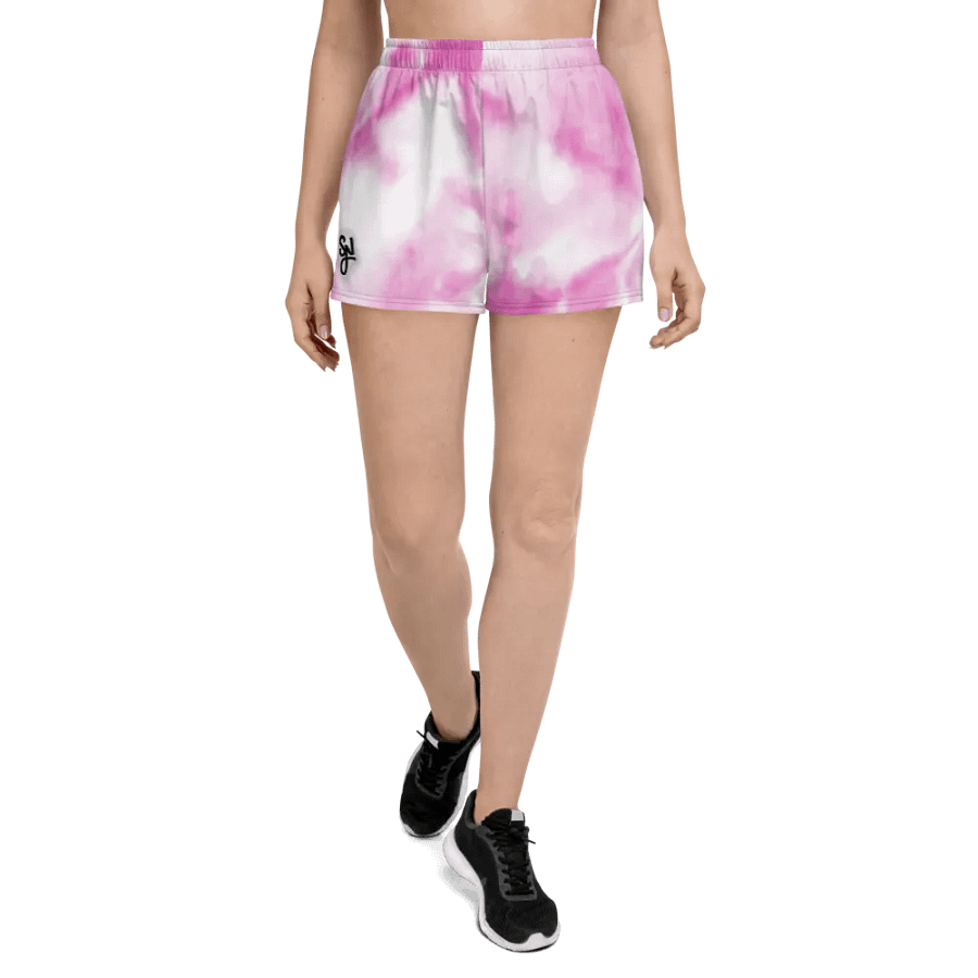 Syn Pink Tie Dye Shorts product image (2)