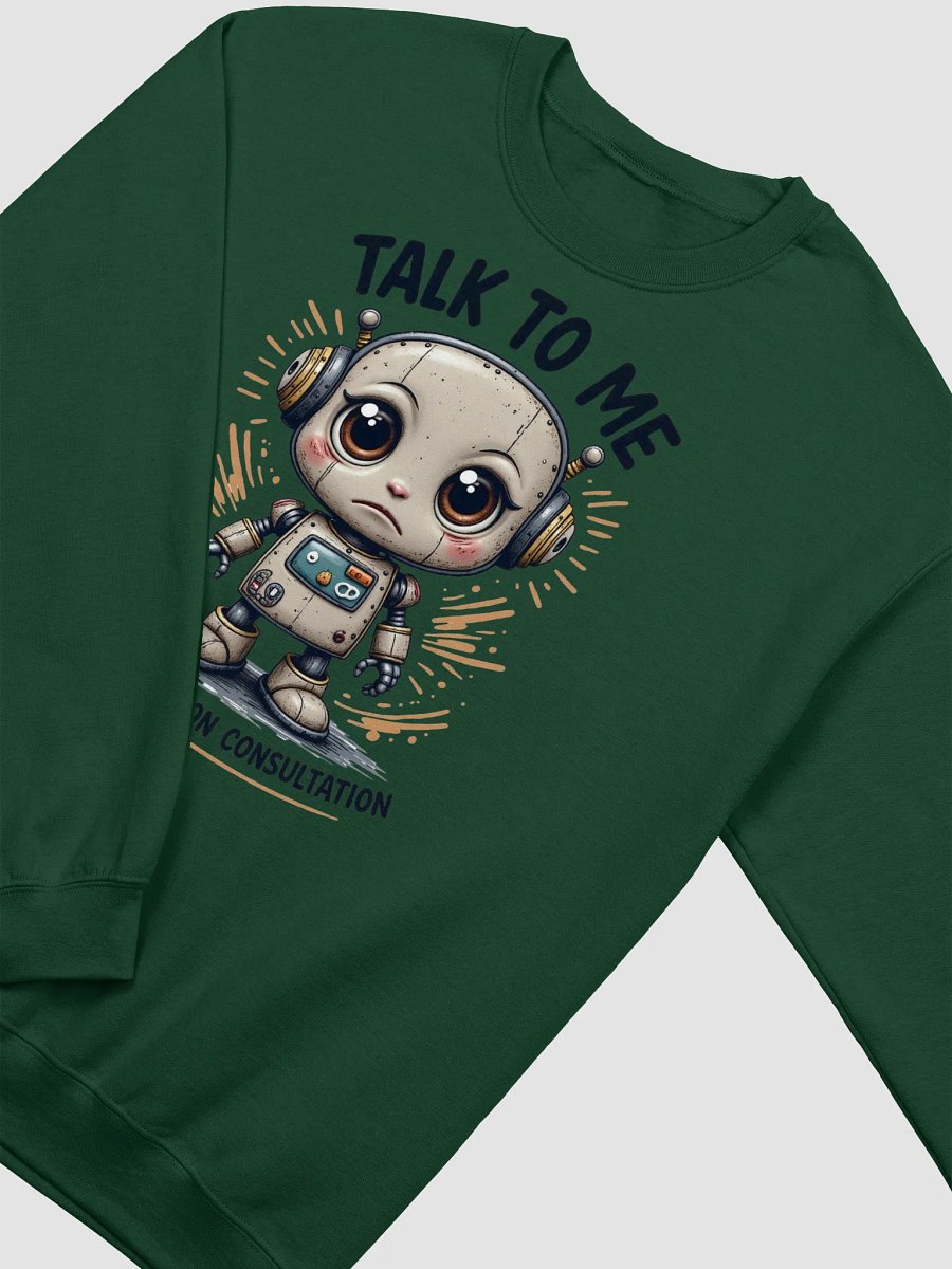 Sad Lonely Robot Crewneck Sweatshirt product image (22)