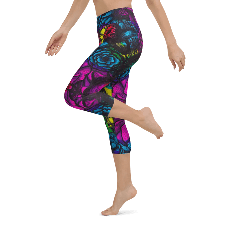 Tie-dye Flower Leggings product image (6)