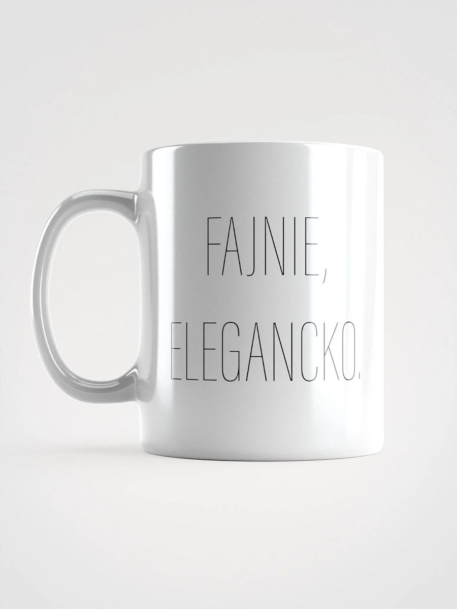 Biały kubek, fajny elegancki w sumie. product image (3)
