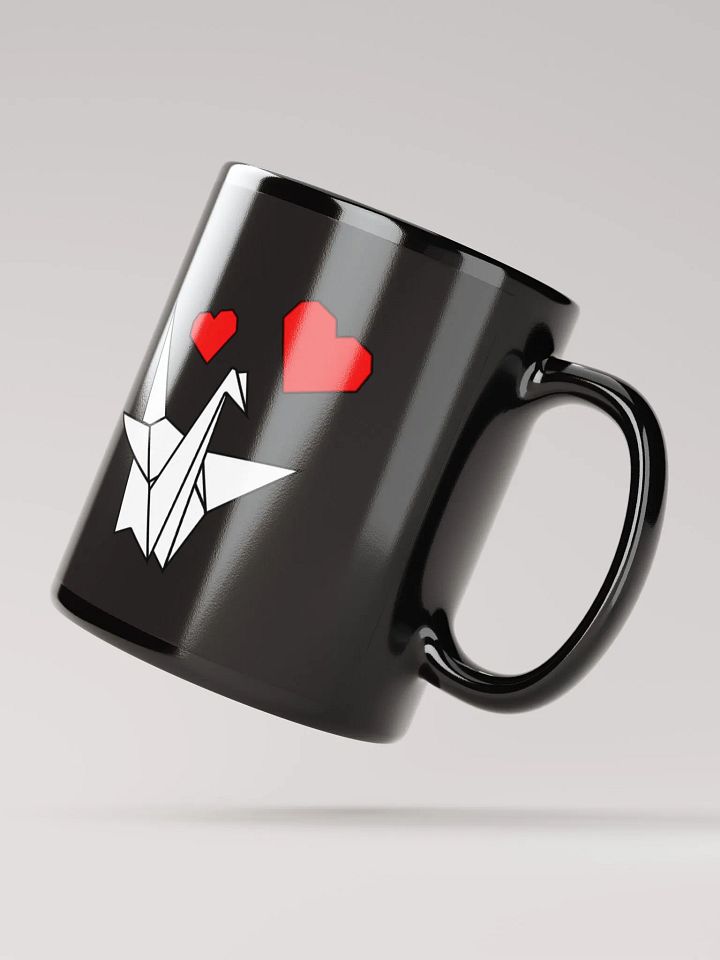 Origami Love Mug - Black product image (3)
