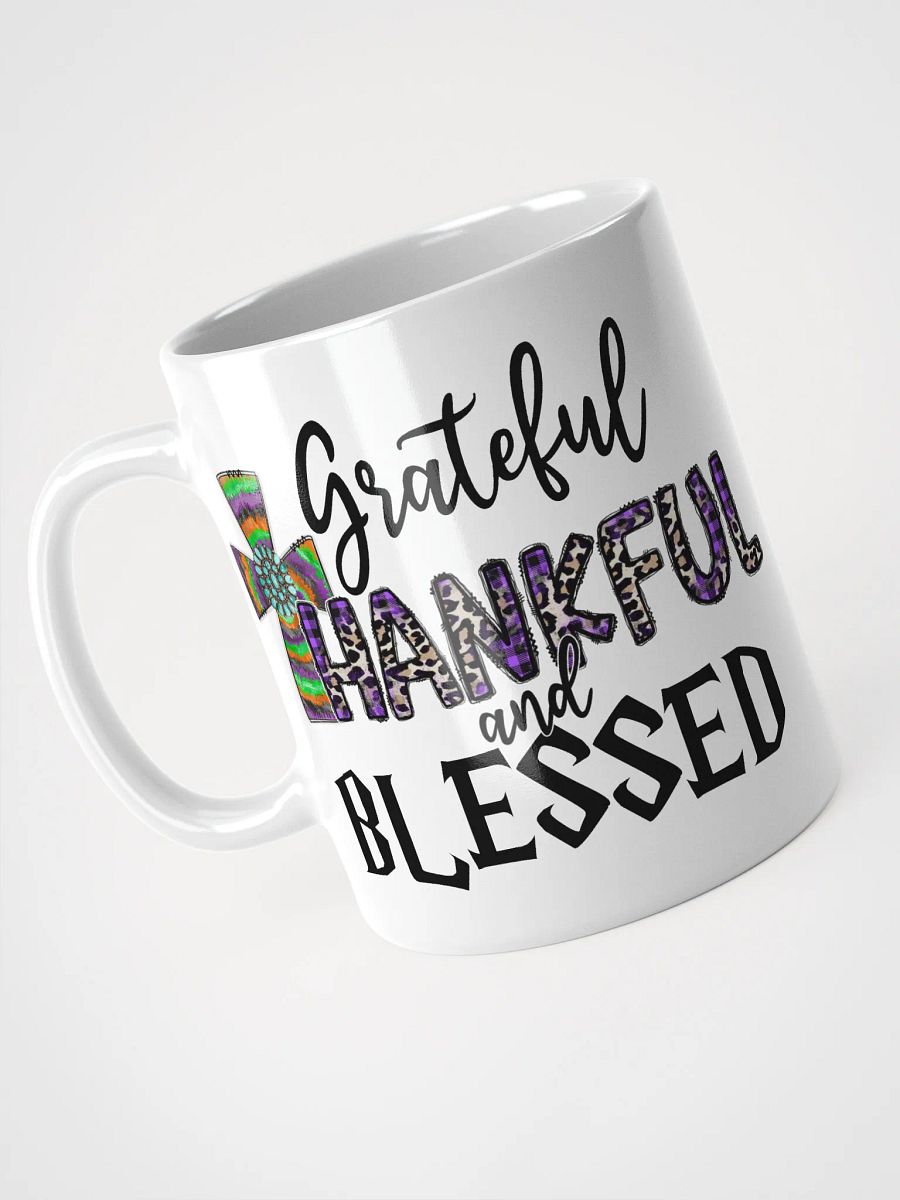 Grateful, Thankful & Blessed - White Mug product image (1)