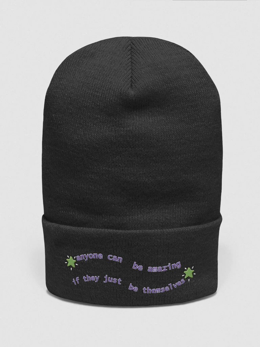 PLUR Kingdom Anyone can be amazing if they just be themselves beanie product image (1)