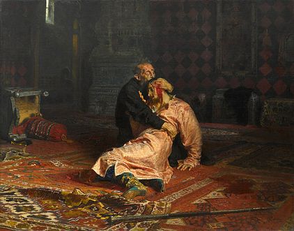 Ivan the Terrible and His Son Ivan: A Haunting Masterpiece by Ilya Repin