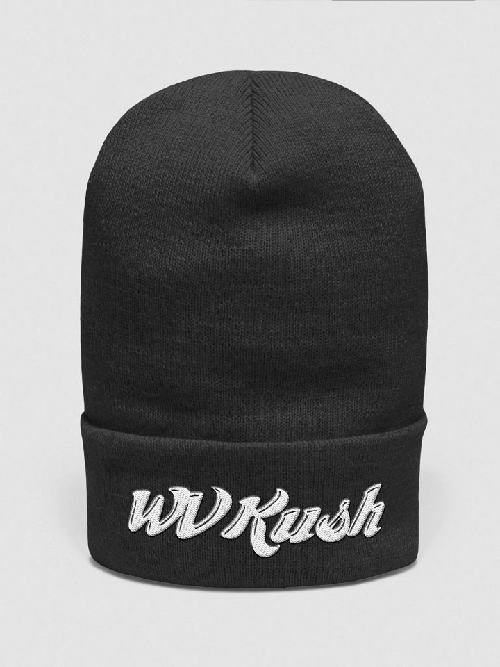 WVKush Logo Beanie (B&W) product image (1)