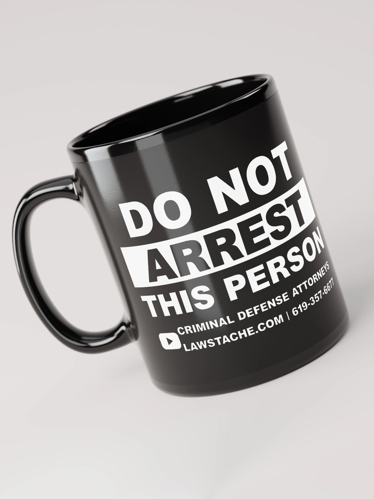 BLK MUG - Do Not Arrest This Person - Don't Consent to Search product image (5)