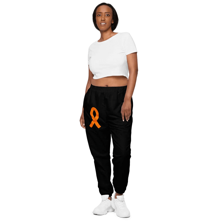 Unisex Track Pants - Black - Cancer Awareness Orange Ribbon product image (1)