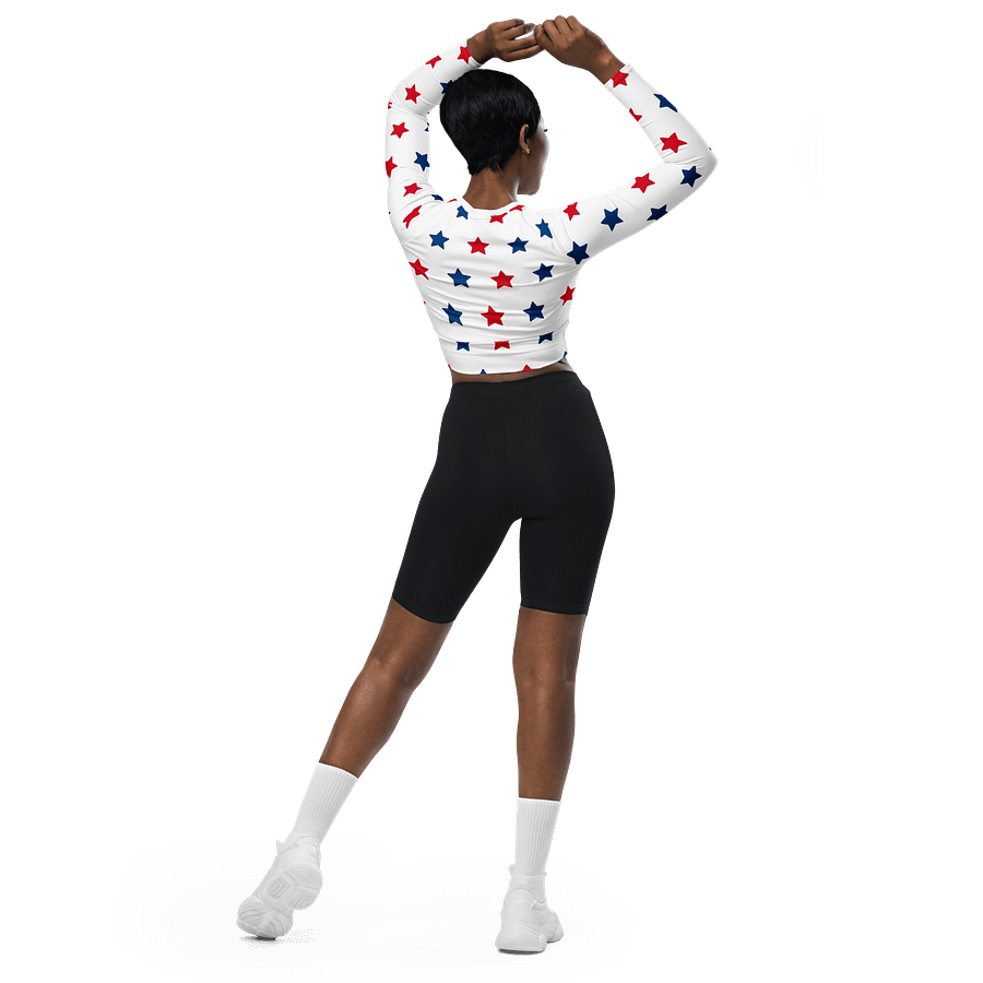 Stellar Recycled Long Sleeve Crop Top product image (5)