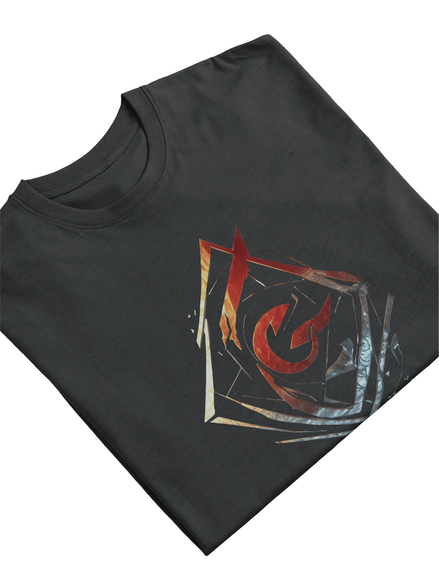 Geometric Emblem Tee, Bold Men's Graphic Shirt, Gift for Him product image (2)