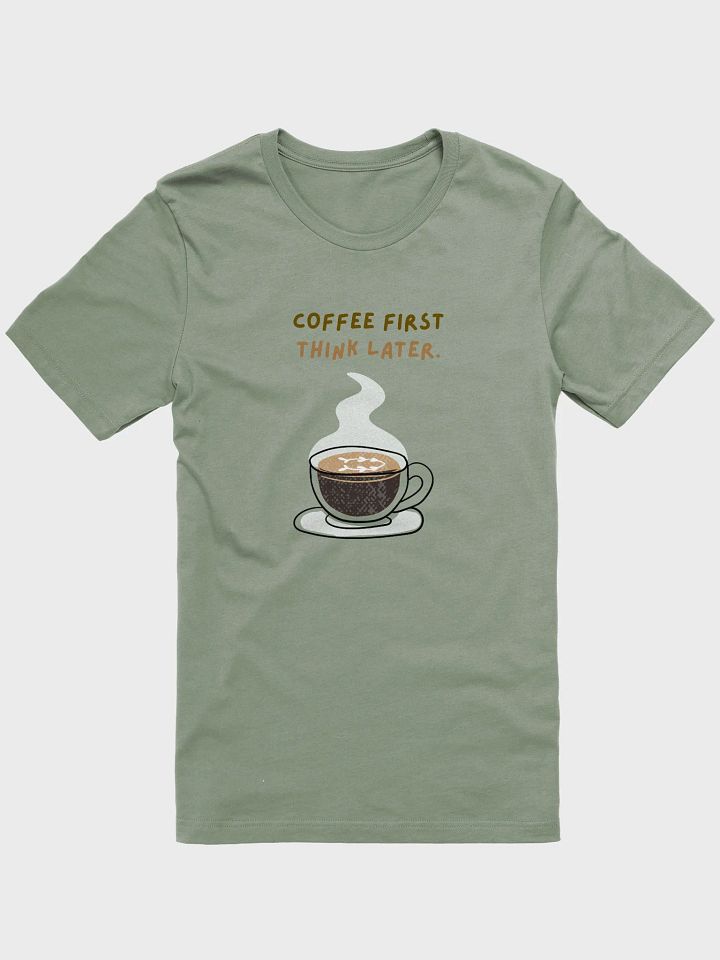 Arrow Brew Unisex T-Shirt | caffee first think later product image (5)