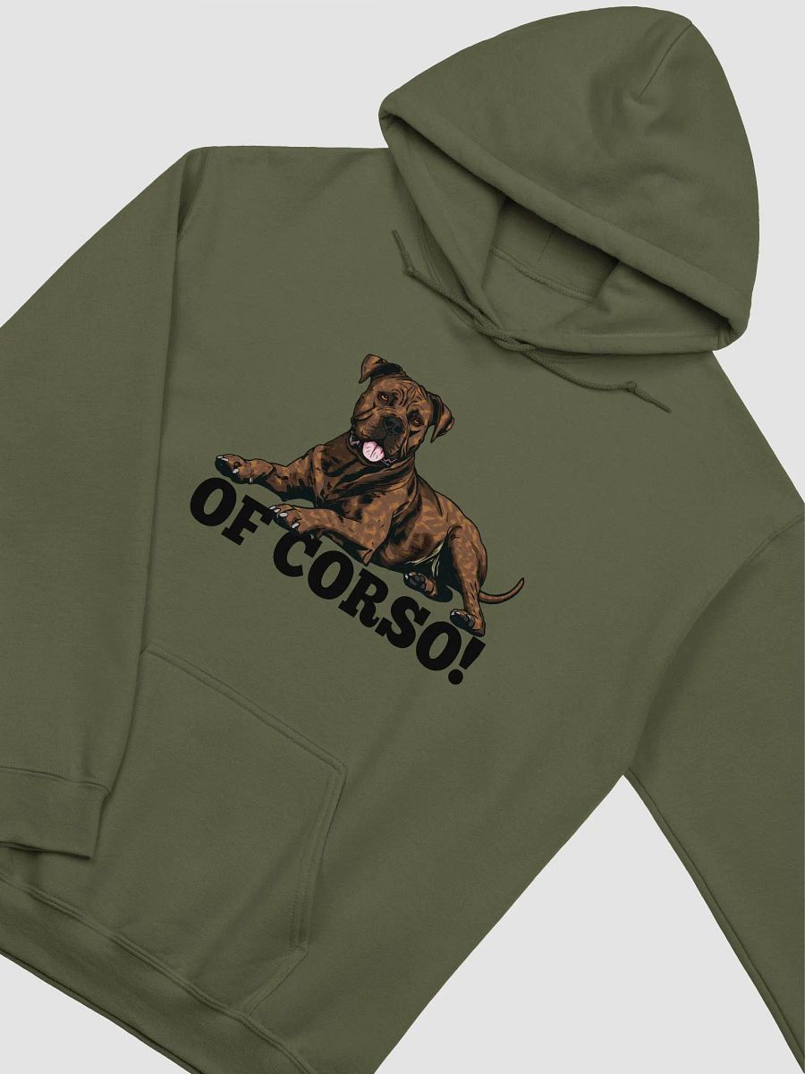 Of Corso! Hooded Sweatshirt of a Cane Corso (Brindle) | Funny Hoodie for Cane Corso Paw-rents product image (17)