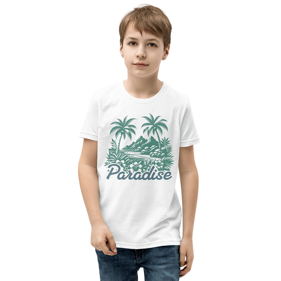 Paradise Youth T-Shirt for Kids | Soft Cotton Tee for Everyday Comfort product image (1)